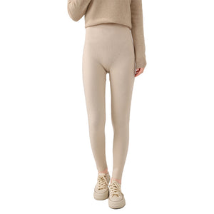 Celynia Sculpt Outer Wear Wool Knitted Seamless Leggings High Waist Warm-Keeping Pants Slimming All-Matching
