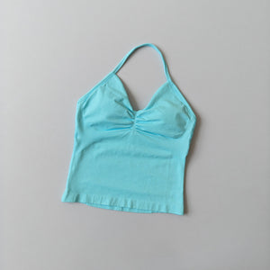 Celynia Seamless Seamless Halter-Neck Slim-Fit Tank Top