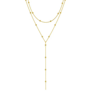 Lariat - layered necklace for women