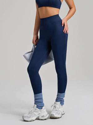 Celynia Sculpt High-Elastic Seamless Knit Pants , Peach Hip Lifting Leggings For Training, & Running, Summer Style