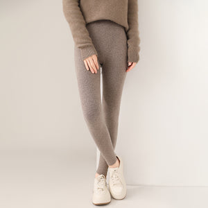 Celynia Sculpt Outer Wear Wool Knitted Seamless Leggings High Waist Warm-Keeping Pants Slimming All-Matching 25010301