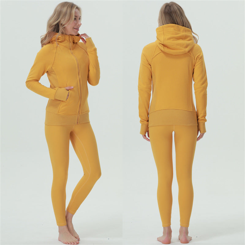 Celynia Soft Full Zip Hoodie Long Sleeve Top Fleece Sweater