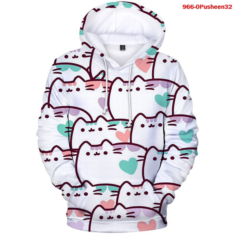 Celynia Soft Fleece Full-Color Hoodie Casual Top