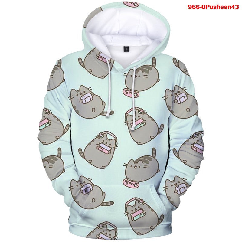 Celynia Soft Fleece Full-Color Hoodie Casual Top
