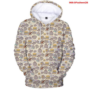Celynia Soft Fleece Full-Color Hoodie Casual Top