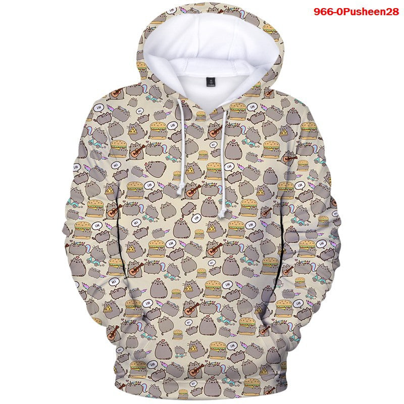 Celynia Soft Fleece Full-Color Hoodie Casual Top
