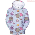 Celynia Soft Fleece Full-Color Hoodie Casual Top