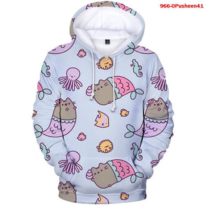Celynia Soft Fleece Full-Color Hoodie Casual Top