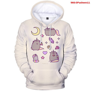 Celynia Soft Fleece Full-Color Hoodie Casual Top
