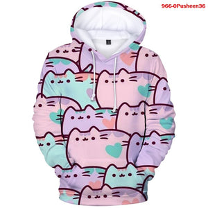 Celynia Soft Fleece Full-Color Hoodie Casual Top
