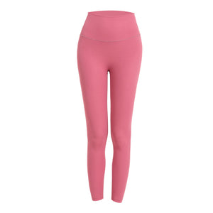 Celynia Sculpt Brand New One-Piece Seamless Yoga Pants High-Waist Nude Feeling Sanded Peach Hip Fitness Pants Women'S Tight Leggings