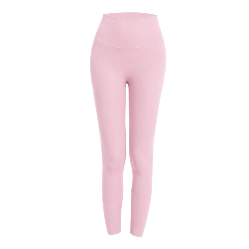 Celynia Sculpt Brand New One-Piece Seamless Yoga Pants High-Waist Nude Feeling Sanded Peach Hip Fitness Pants Women'S Tight Leggings