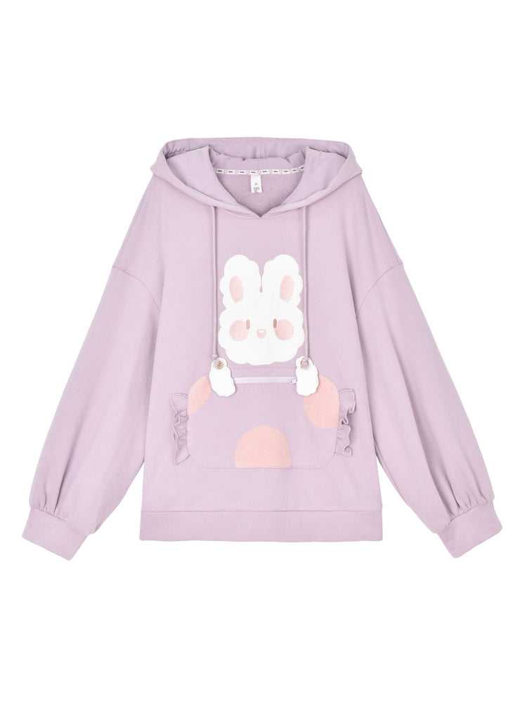Celynia Soft Fleece Sweater Pullover Hood