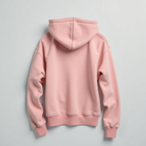 Celynia Relaxed-fit Color-block Half-zip Hooded Sweatshirt back
