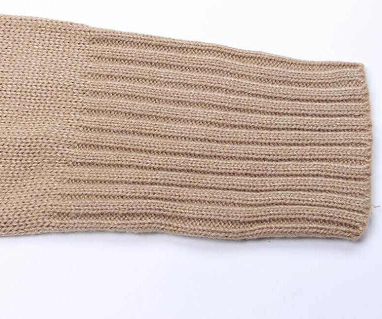 Celynia Soft Solid Color V-Neck Pullover Solid Color Pullover Wrap Sweater