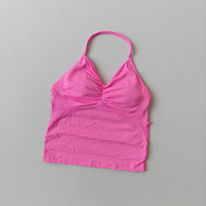 Celynia Seamless Seamless Halter-Neck Slim-Fit Tank Top