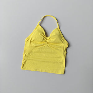 Celynia Seamless Seamless Halter-Neck Slim-Fit Tank Top