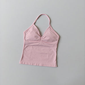 Celynia Seamless Seamless Halter-Neck Slim-Fit Tank Top