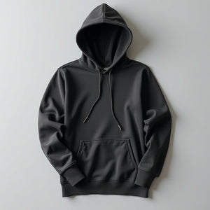Celynia Hooded Cropped Pullover Hoodie With Pockets detail