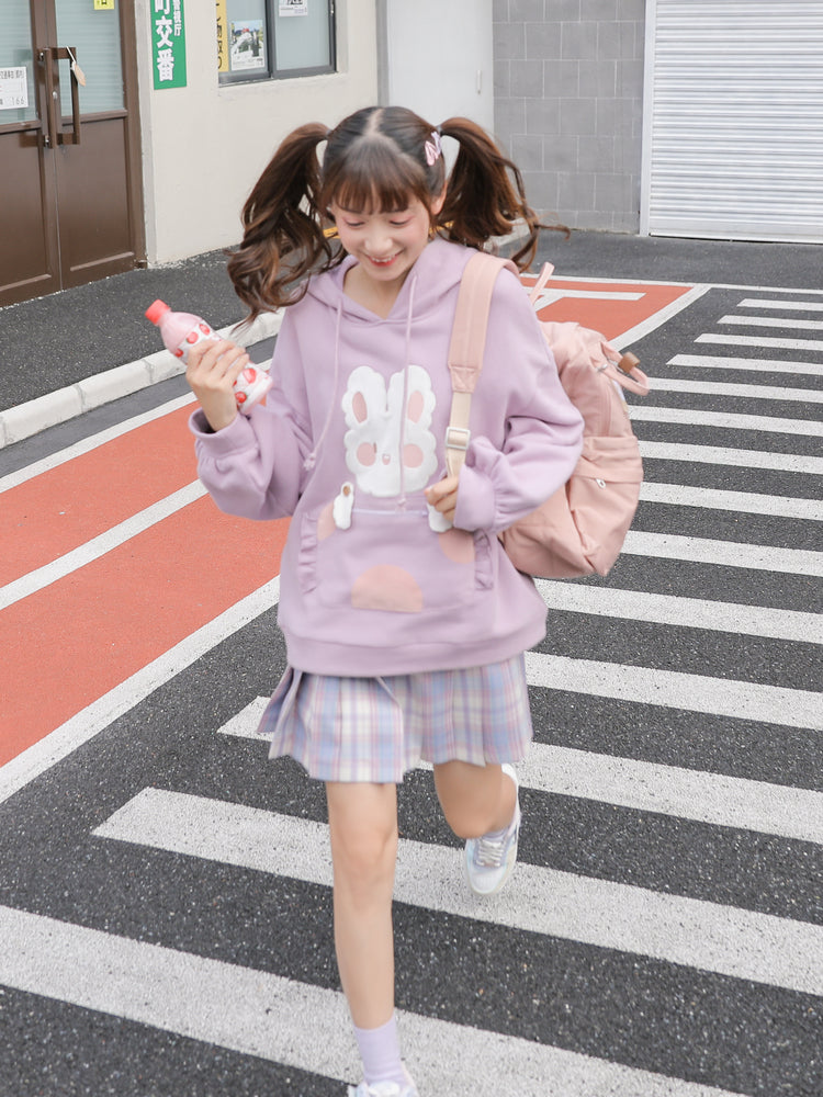 Celynia Soft Fleece Sweater Pullover Hood