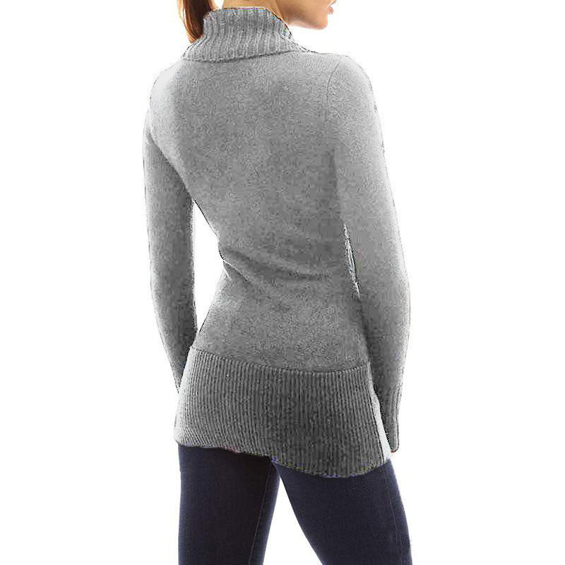 Celynia Soft Solid Color V-Neck Pullover Solid Color Pullover Wrap Sweater