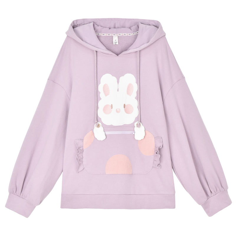 Celynia Soft Fleece Sweater Pullover Hood