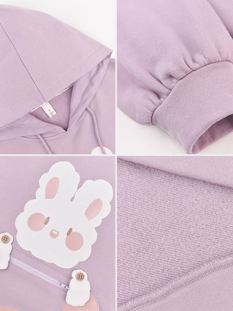 Celynia Soft Fleece Sweater Pullover Hood