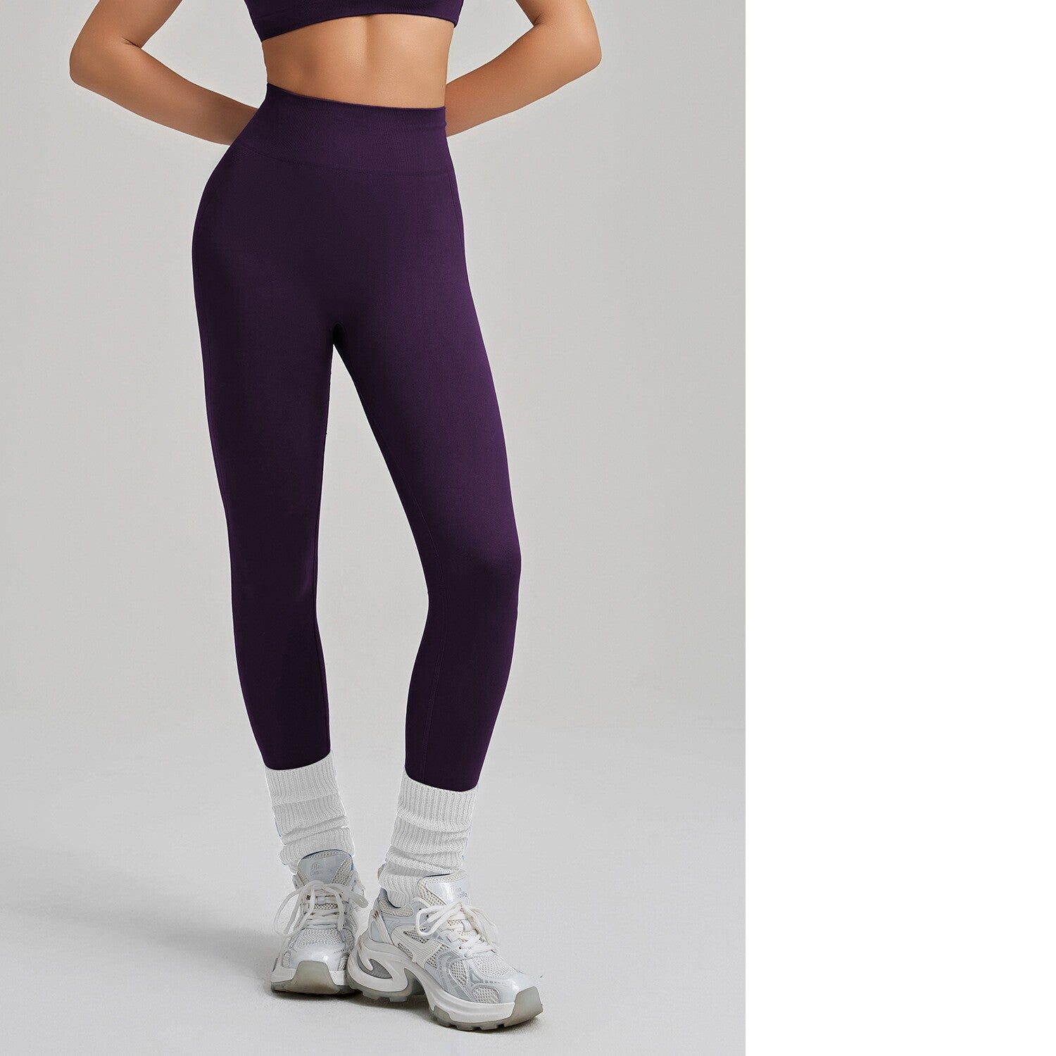 Celynia Sculpt High-Elastic Seamless Knit Pants , Peach Hip Lifting Leggings For Training, & Running, Summer Style