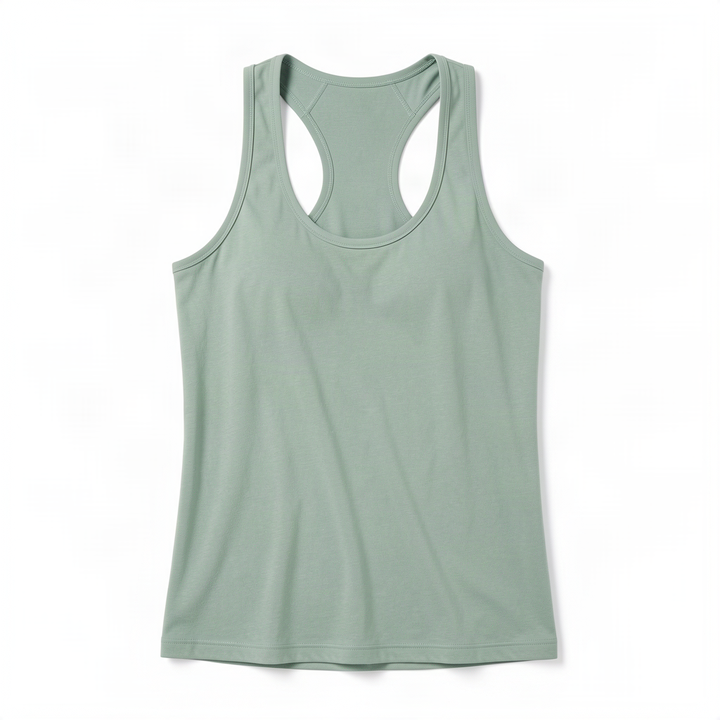 Celynia Sage Racerback Tank front