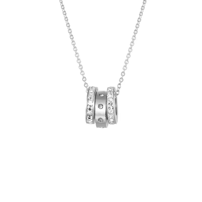 Trinity Pendant from angle showing women pendant design