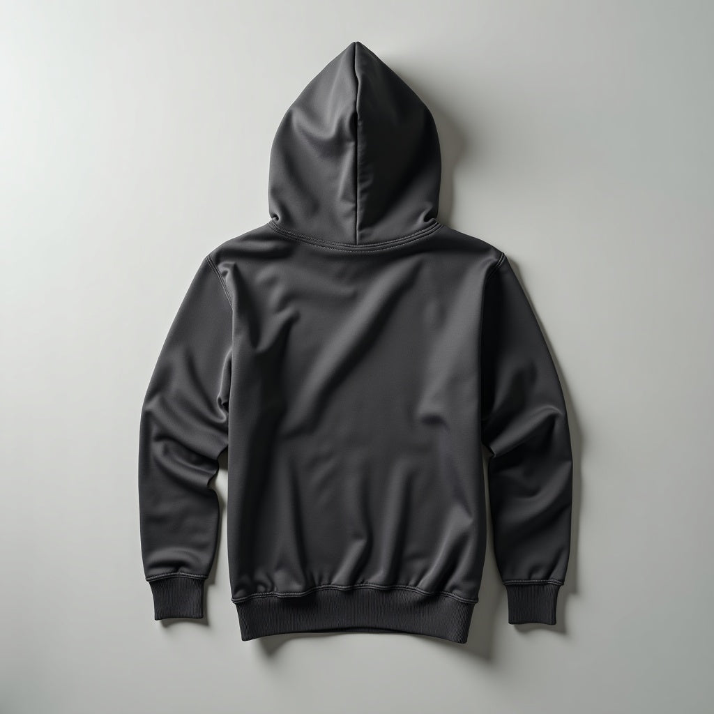 Celynia Hooded Cropped Pullover Hoodie With Pockets back
