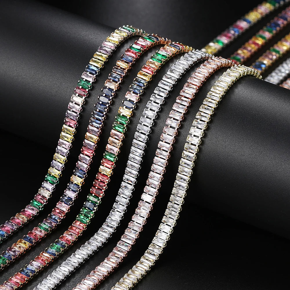 Tennis Choker - tight fit jewelry view 11