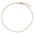 Dainty Tennis - crystal necklace for women