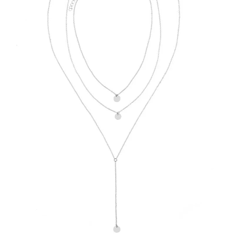 Coin Pendant lifestyle image, gold pendant
