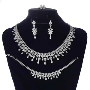 Water-Drop Set worn by model, matching set style