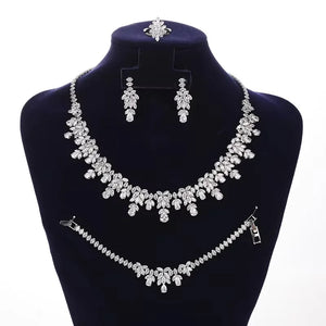 Wedding Set worn by model, matching set style
