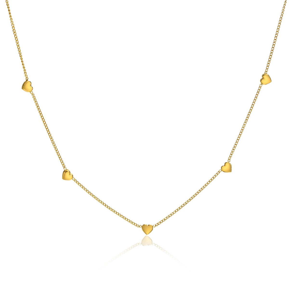 Heart Link - pendant necklace for women