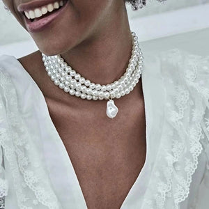 Close-up detail of Pearl Strand showing craftsmanship