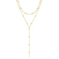 Lariat - layered necklace for women