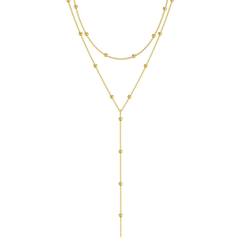 Lariat - layered necklace for women