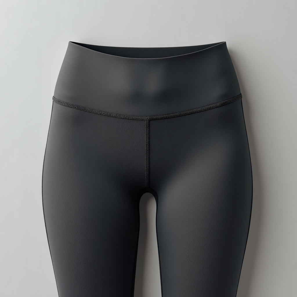 Celynia Mock Two-Piece Sports Tight Pockets Yoga Pants detail