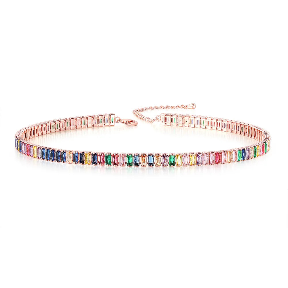 Tennis Choker - choker necklace view 9