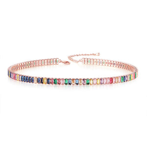 Tennis Choker - choker necklace view 9