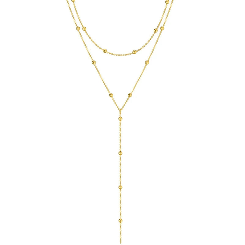 Y Necklace - layered necklace for women