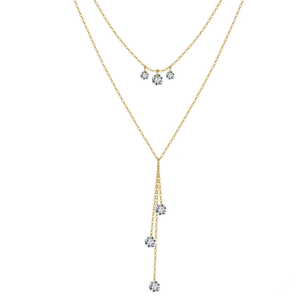 Sterling Layered - layered necklace for women