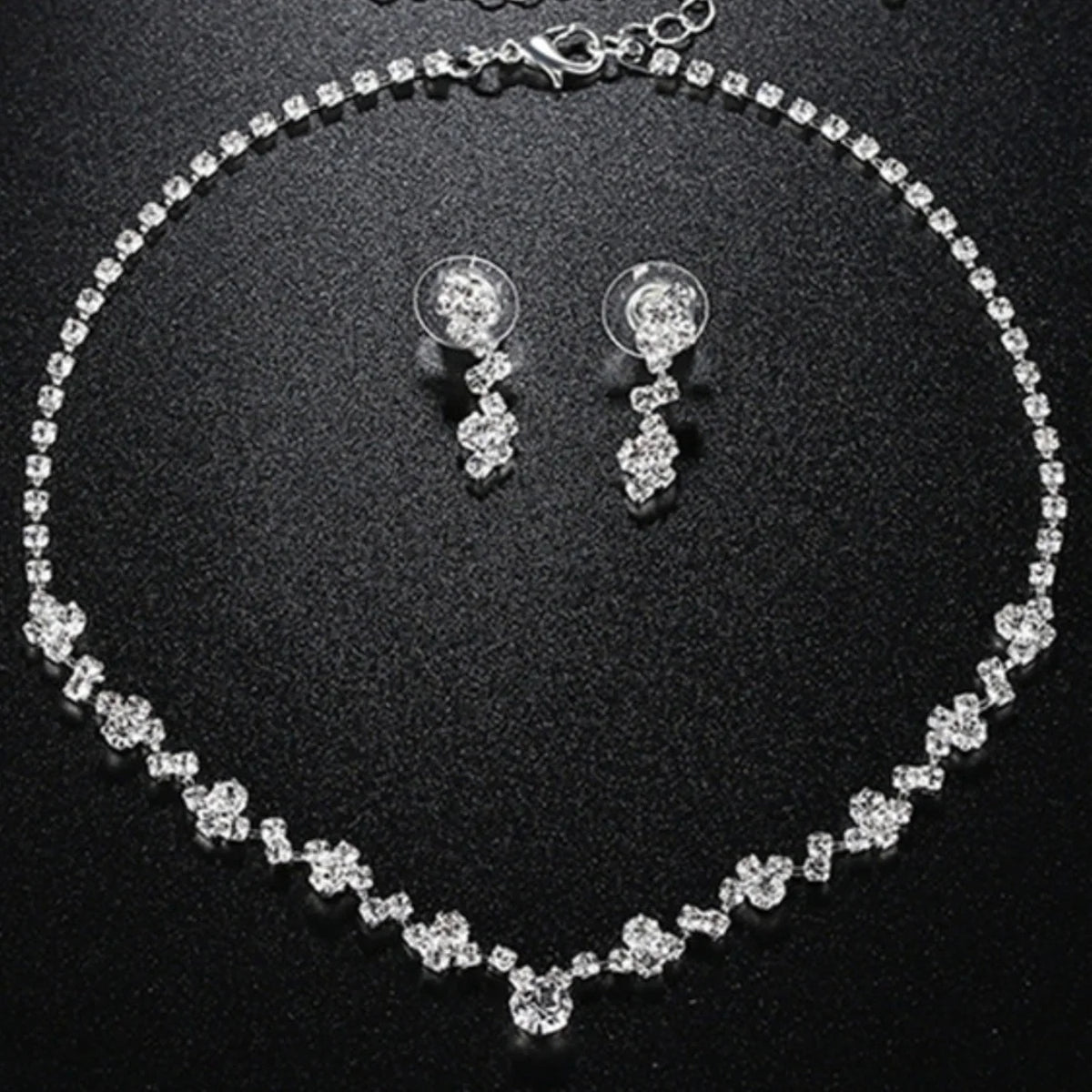 Rhinestone Set lifestyle image, coordinated jewelry