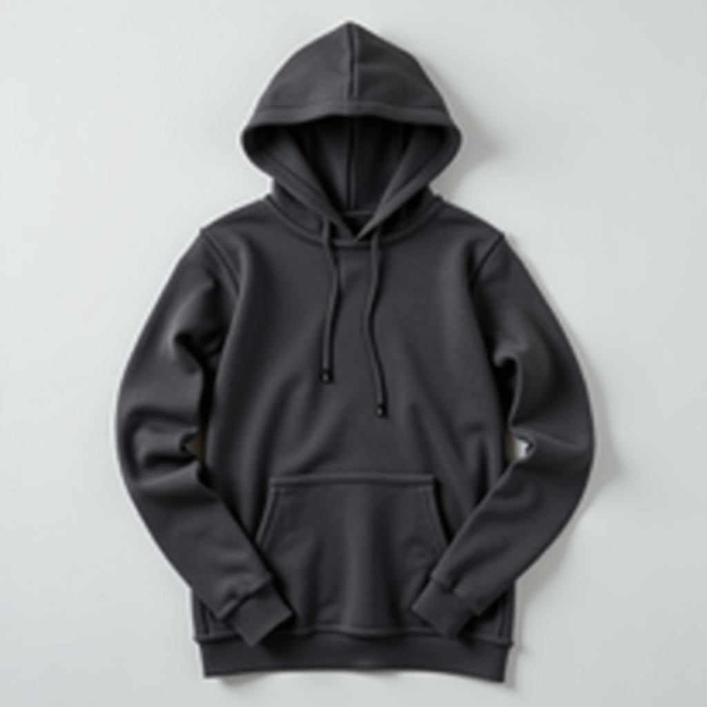 Celynia Hooded Cropped Pullover Hoodie With Pockets side