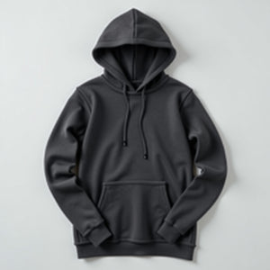 Celynia Hooded Cropped Pullover Hoodie With Pockets side
