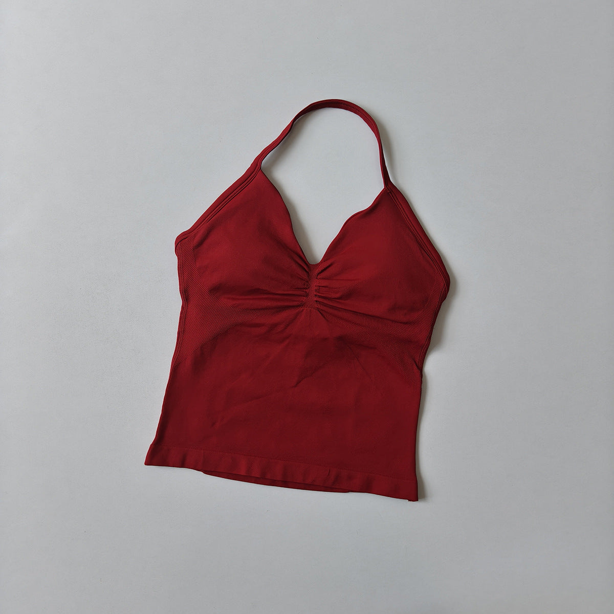 Celynia Seamless Seamless Halter-Neck Slim-Fit Tank Top