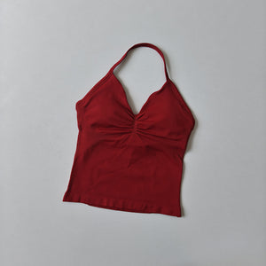 Celynia Seamless Seamless Halter-Neck Slim-Fit Tank Top